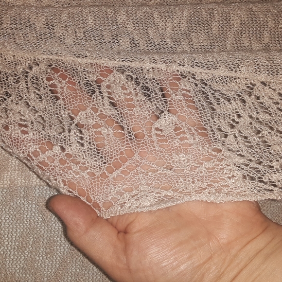 Roz&Ali m womens lightweight knit lace open cardigan, flowy 😊🌼 - Picture 5 of 9